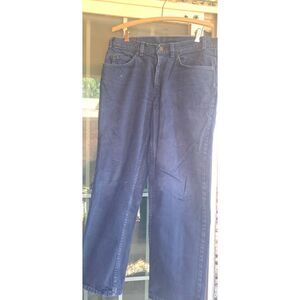 Vintage Levi’s 550 Husky Relaxed Fit Jeans 34x28 Dark Wash Made in USA Orange Ta
